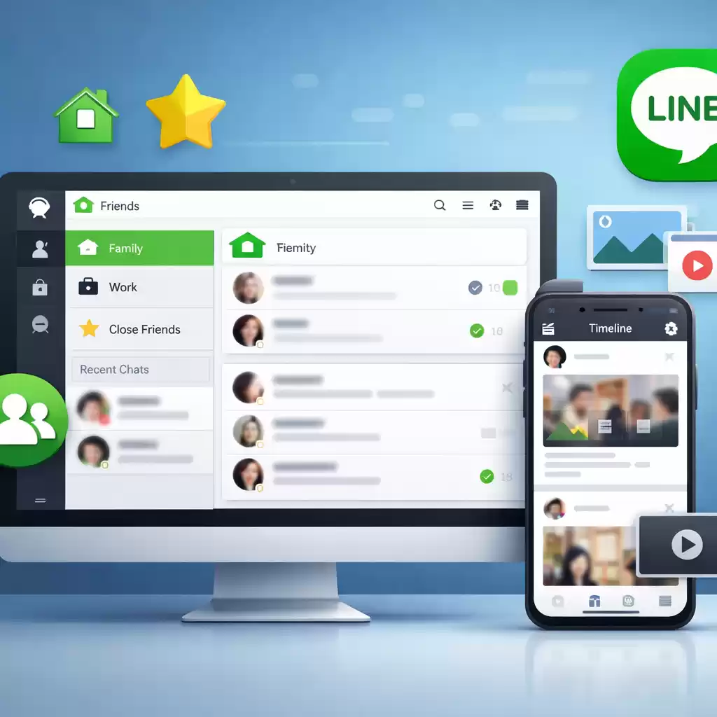 LINE好友分组功能真的很实用，line的好友动态在哪里-LINE下载