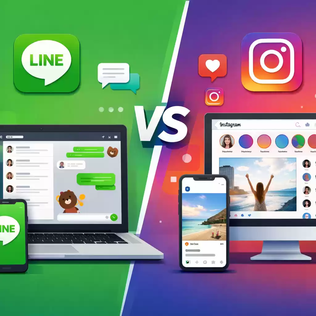 LINE社交和Instagram社交：谁更适合你？，ins line区别-LINE下载