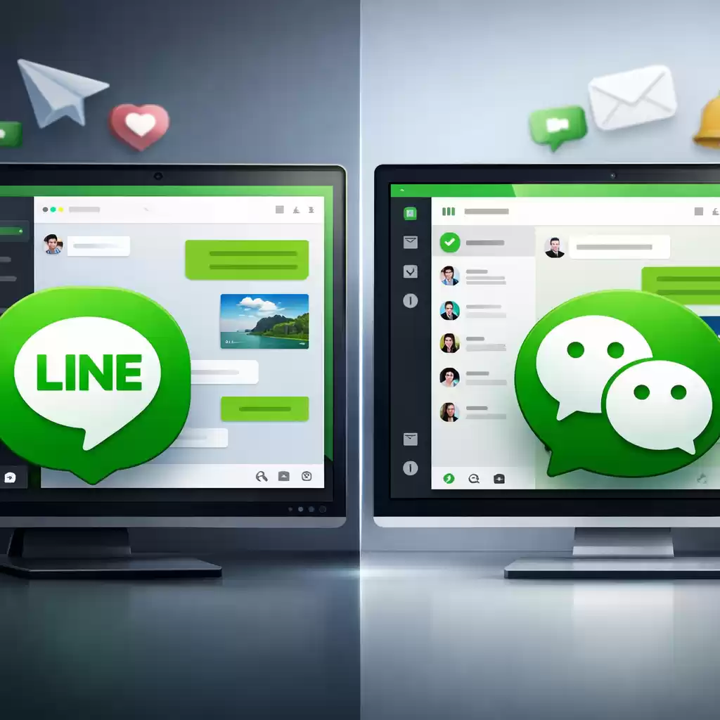 LINE社交对比微信：哪个更自由？，line和微信哪个好-LINE下载