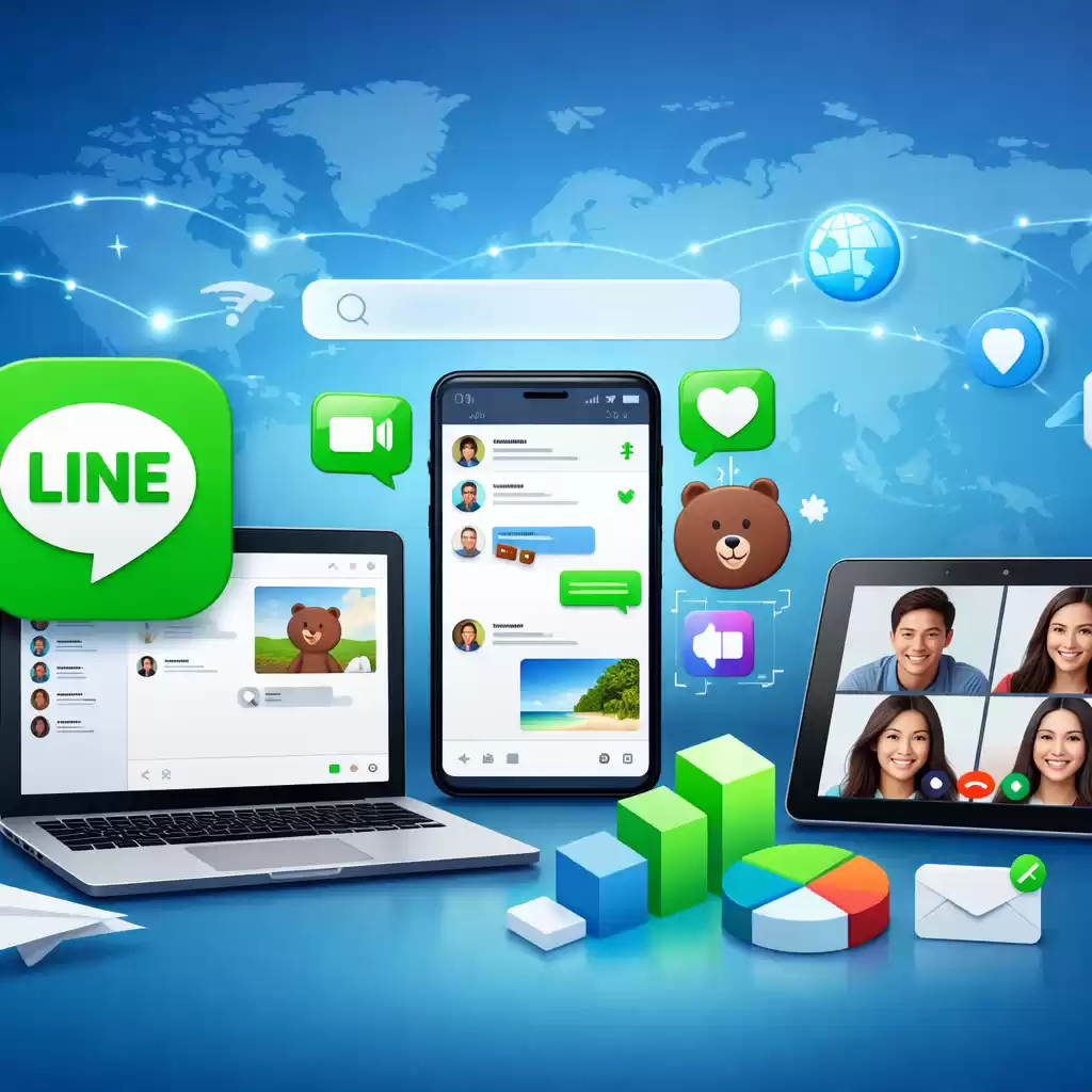 LINE社交新体验，开启你的全球沟通新篇章，line社交平台 - LINE下载-LINE下载