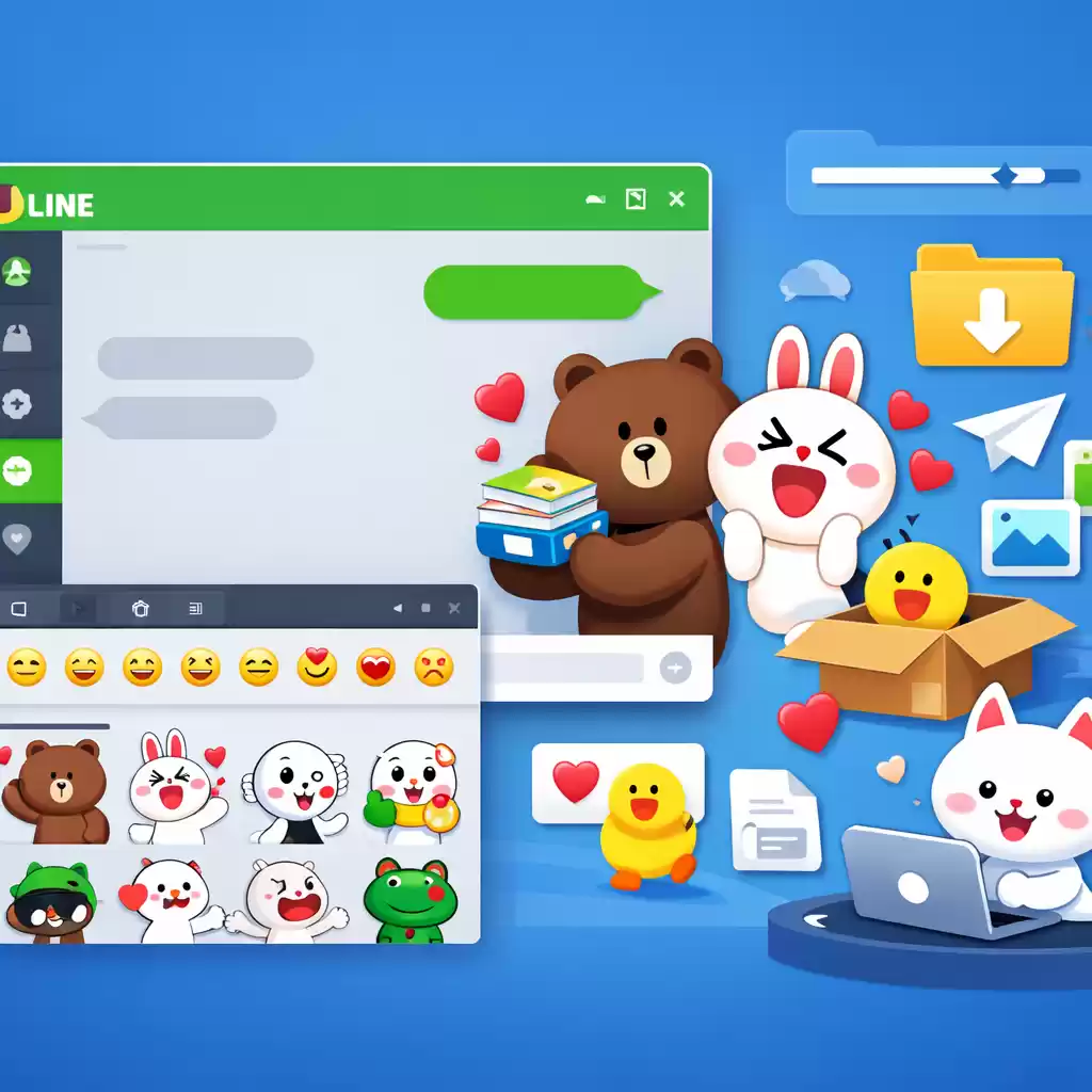 LINE社交表情符号与贴纸文化，line表情包搬运 - LINE下载-LINE下载