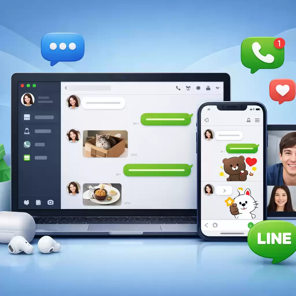 LINE聊天新体验，开启你的专属沟通方式，line在线聊天-LINE下载