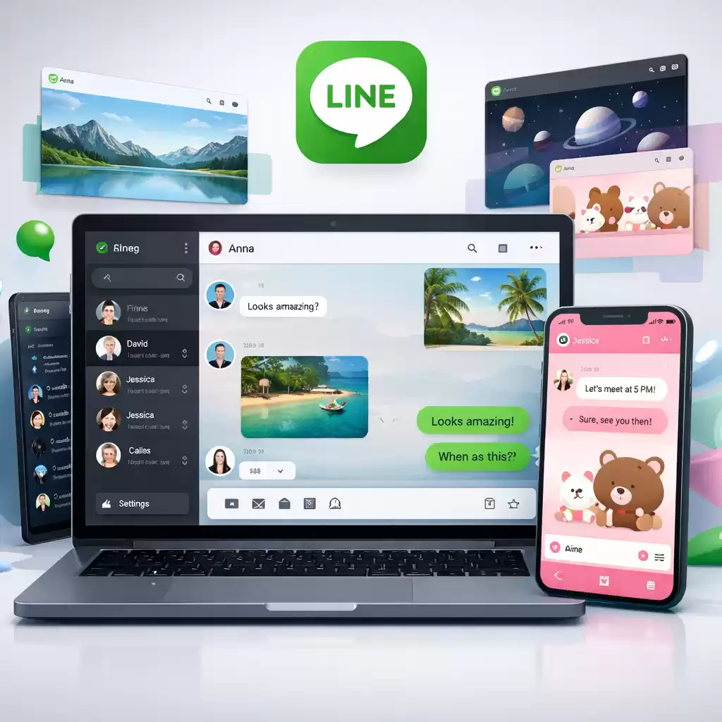 体验个性化主题，打造属于你的LINE聊天空间，line聊天软件官方网站-LINE下载