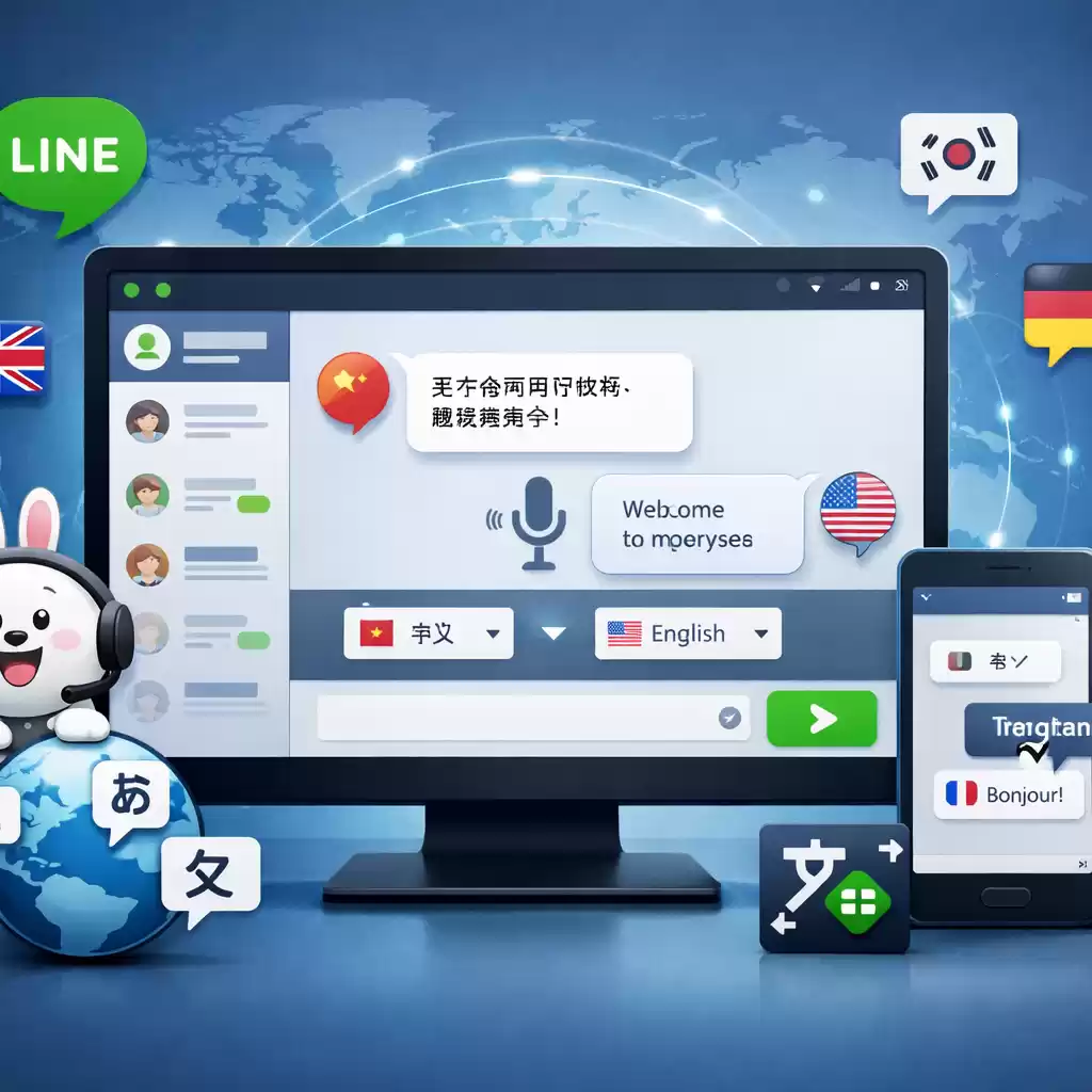 支持多国语音翻译，跨国沟通无障碍，多国语言翻译网站-LINE下载