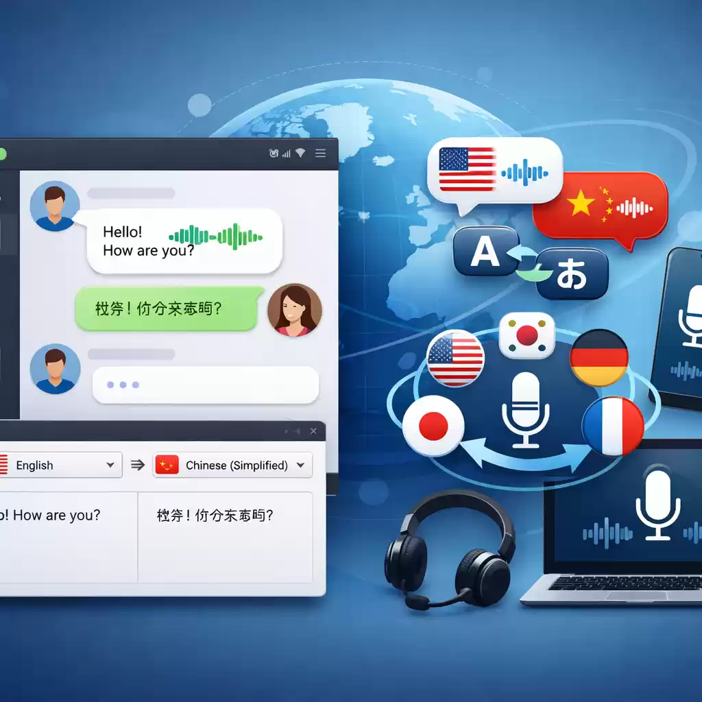 支持多国语音识别，跨语言交流更轻松，多国语言互译-LINE下载