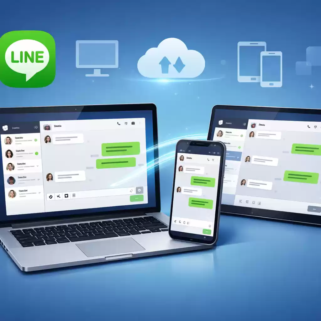 支持多设备登录，LINE聊天无缝切换设备，line的聊天界面-LINE下载