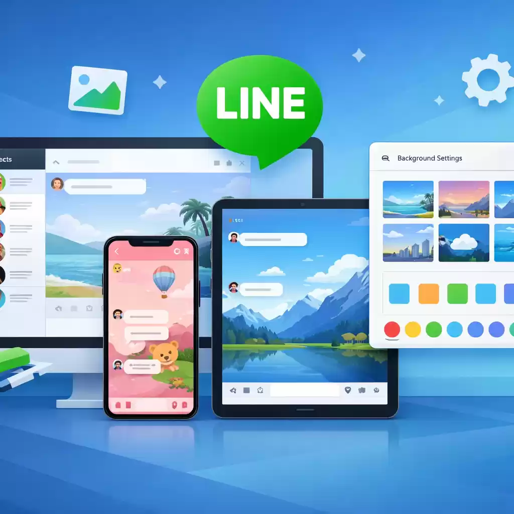 支持聊天背景自定义，打造专属的LINE聊天空间，line主页背景-LINE下载