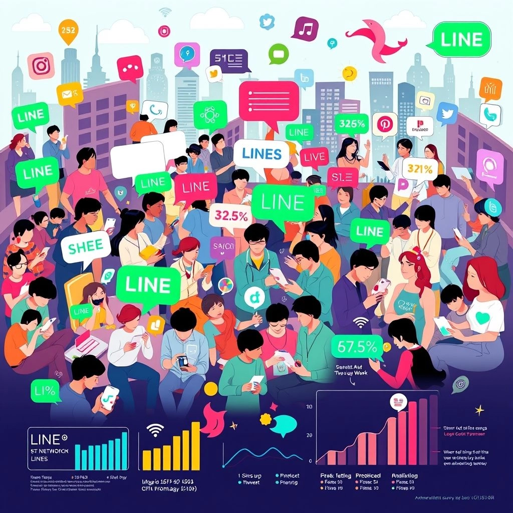 LINE社交使用频率大调查，line的用户分布-LINE下载